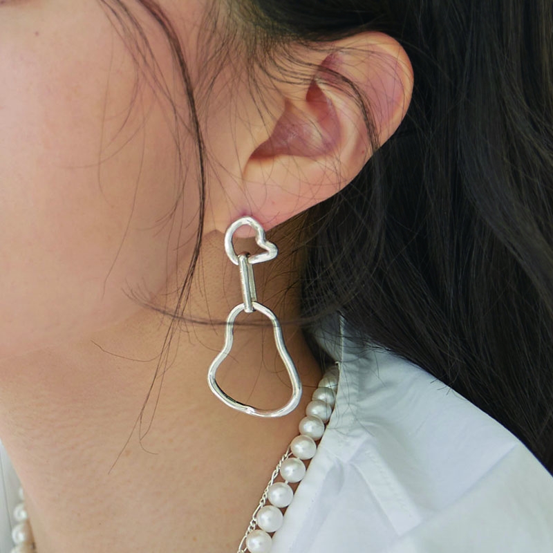 Connection Drop Earring (Silver, Gold)