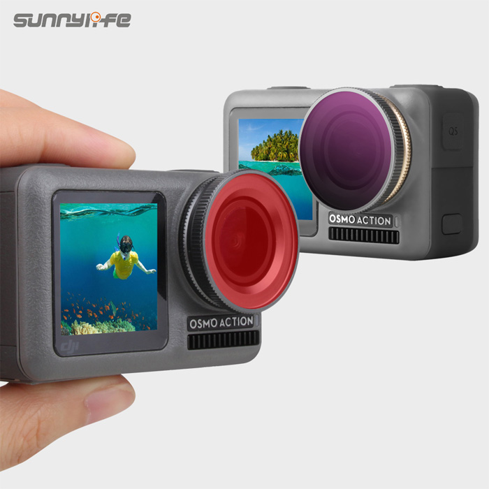[공식수입원] 오즈모 액션 렌즈필터 ND필터 5종 선택 Sunnylife OSMO Action Sport Camera Lens Filter ND/PL CPL Diving Filters